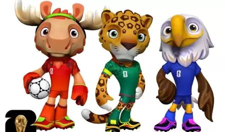Maple, Zayu y Clutch, las mascotas del Mundial