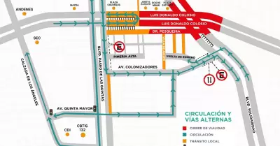 Cambiarn rutas alternas