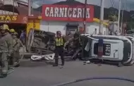 Severo choque entre vehculo y patrulla de la Polica Municipal