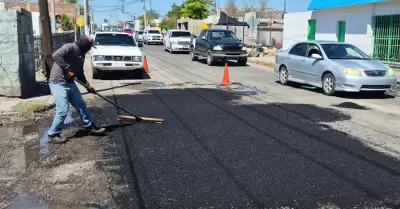 Jornadas de bacheo en Hermosillo