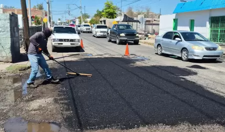 Jornadas de bacheo en Hermosillo