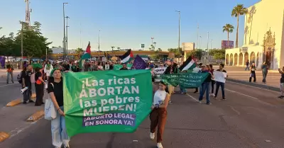 Marcha en pro de la despenalizacin del aborto
