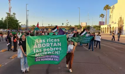 Marcha en pro de la despenalizacin del aborto