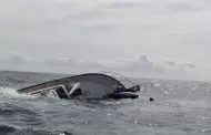 Rescatan a 2 personas tras hundimiento de un yate en San Carlos