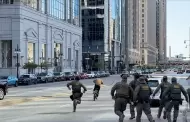 VIDEO.- Repartidor se burla de ICE y escapa en bicicleta durante operativo en Chicago