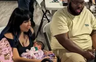 Mam gana torneo de Mortal Kombat jugando con su hija recin nacida en brazos