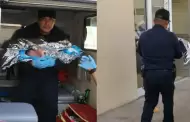 Policas de Hermosillo auxilian en parto en la va pblica