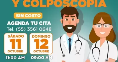 Jornada gratuita de papanicolaou y colposcopía