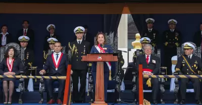 Dina Boluarte, presidenta destituida de Perú