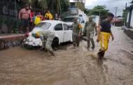 Tormenta tropical "Raymond" provoca lluvias intensas y oleaje elevado en algunos estados