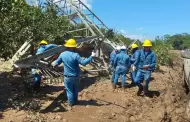 CFE declara restablecido el 91% de electricidad en estados afectados por lluvia