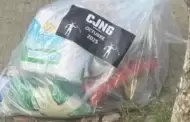 "No est bien eso": Sheinbaum reprueba supuesta entrega de despensas del CJNG