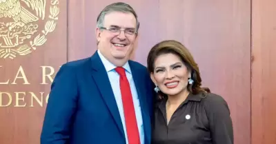 Lorenia Valles y Marcelo Ebrard