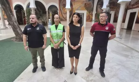 Funcionarios del Gobierno de Sonora informan sobre accidente de autobs