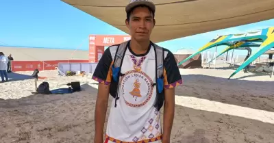 José Eleazar Alcubierre Patiño, joven rarámuri