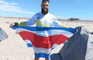 Atleta costarricense compiti en los 50 kms de la Gran Carrera del Desierto