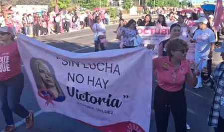 Caminata de prevencin contra el cncer de mama