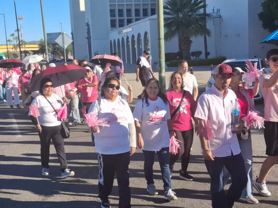 Caminata de prevencin contra el cncer de mama