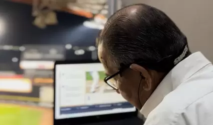 Jaime Corts alcanza 39 temporadas narrando a los Naranjeros Hermosillo.