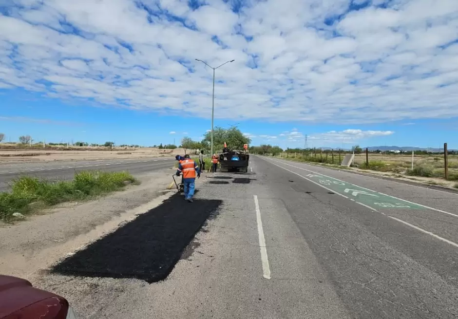 Bacheo en Hermosillo
