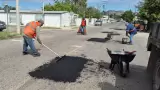 Bacheo en Hermosillo