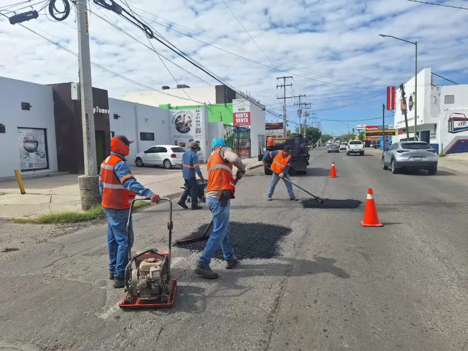Bacheo en Hermosillo