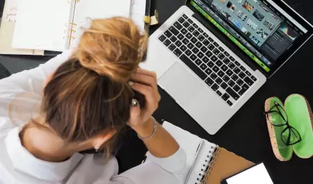 Mujer, oficina, trabajo