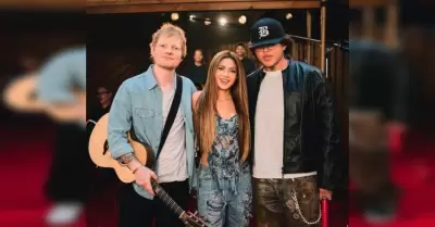 Ed Sheeran, Shakira y Beéle
