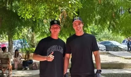 Erick Solrzano y Manuel Fimbres