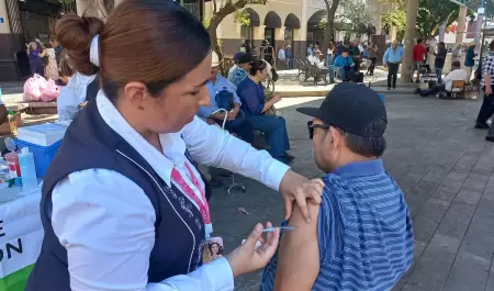 Mdulo de vacunacin en el Mercado Municipal