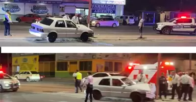 Atropella a menores al subirse al camellón