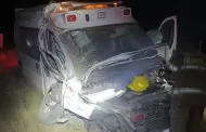 Participa ambulancia del Issste en aparatoso choque que dejó 6 personas lesionadas