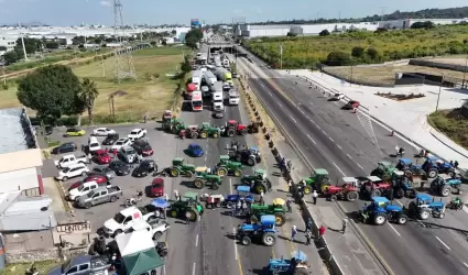 Protesta de agricultores