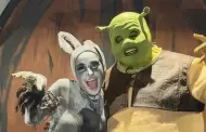 Eduin Caz se disfraza de "Shrek"