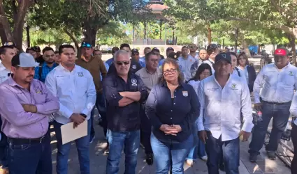 Representantes de sindicatos de municipios de Sonora
