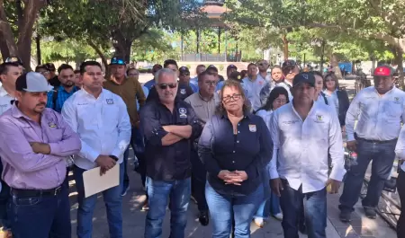 Representantes de sindicatos de municipios de Sonora