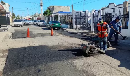 Bacheo en Hermosillo