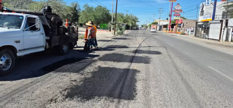 Bacheo en Hermosillo