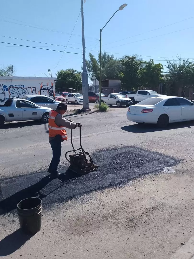 Bacheo en Hermosillo