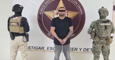 Martín de Jesús Contreras Zepeda, "Tomate", detenido en Nogales, Sonora