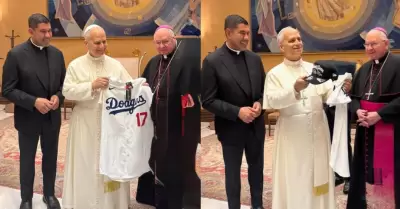 Papa León XIV recibe casaca de Ohtani