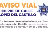 Inicia mantenimiento en calle López del Castillo en Hermosillo