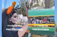 VIDEO.- Fan interrumpe sesión de fotos y hace reír a Maribel Guardia con inesperada declaración en Xochimilco