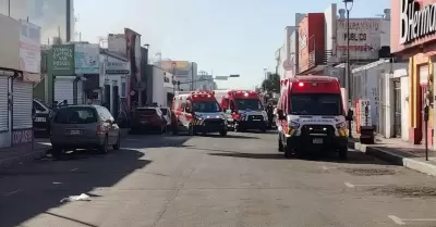 Incendio en el Centro