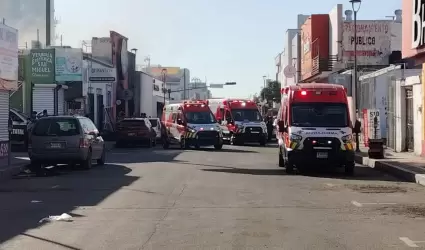 Incendio en el Centro
