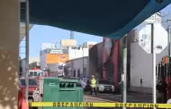 Cuerpos de emergencia realizan bsqueda de personas lesionadas tras incendio en comercio del Centro