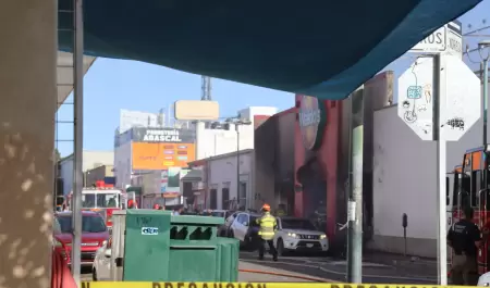 Incendio en comercio del Centro de Hermosillo