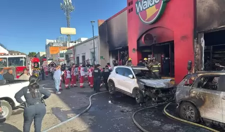 Incendio en el Centro de Hermosillo