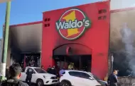 Adulto mayor se encuentra delicado de salud tras incendio en Waldo's