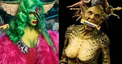 Heidi Klum reacciona al disfraz de Belinda en Beliween 2025